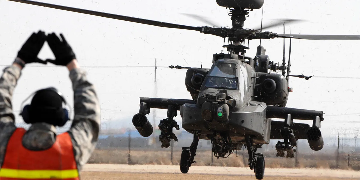 TransDigm is a key sole-source provider of spare parts for Pentagon aircraft including the AH-64 Apache attack helicopter.