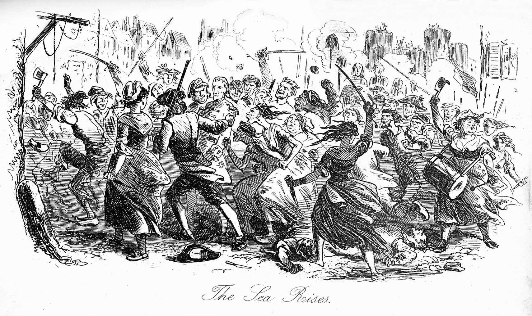 Mob rule used to be limited by geography.
