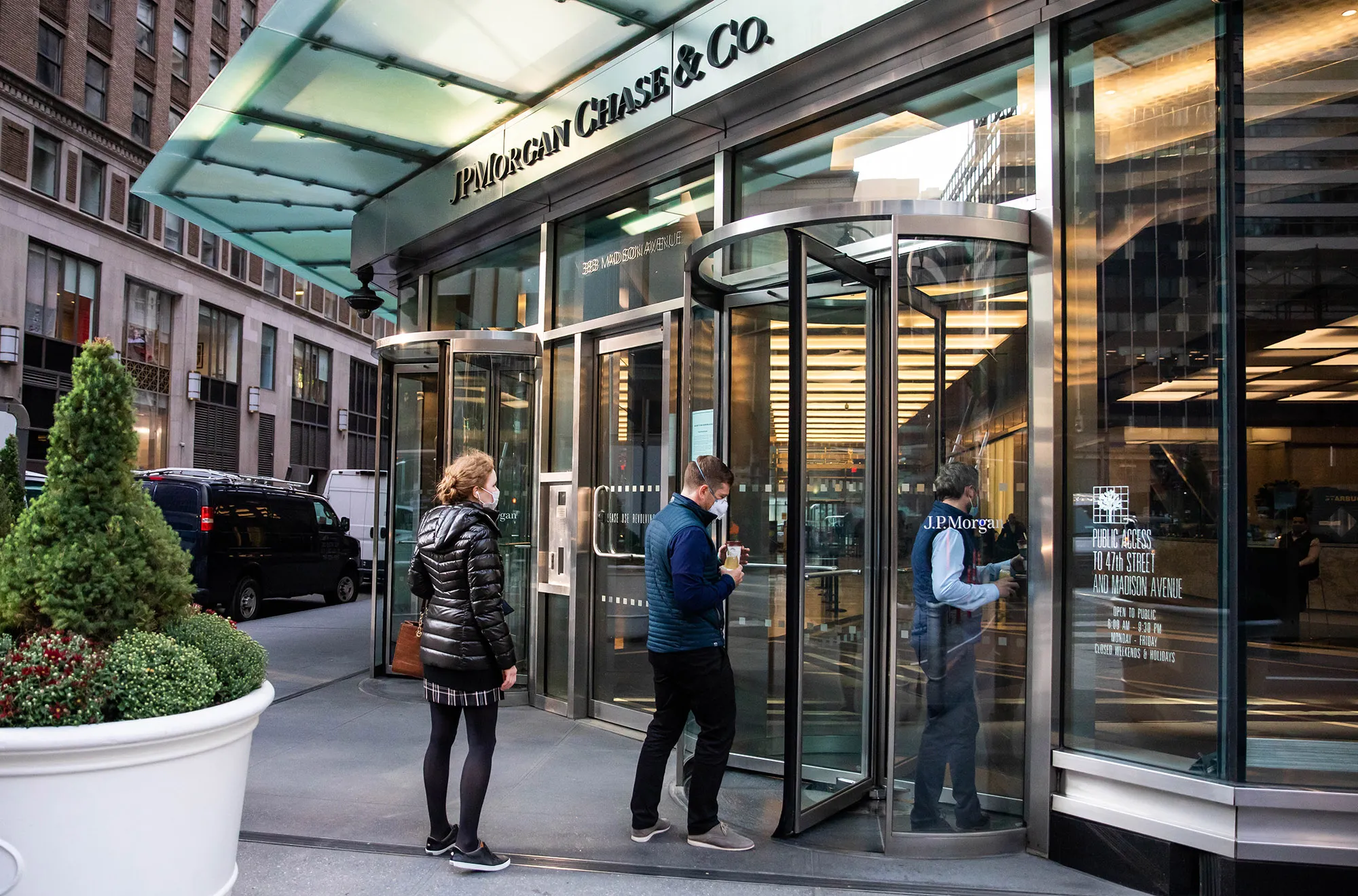 JPMorgan Chase &amp; Co. headquarters in New York.