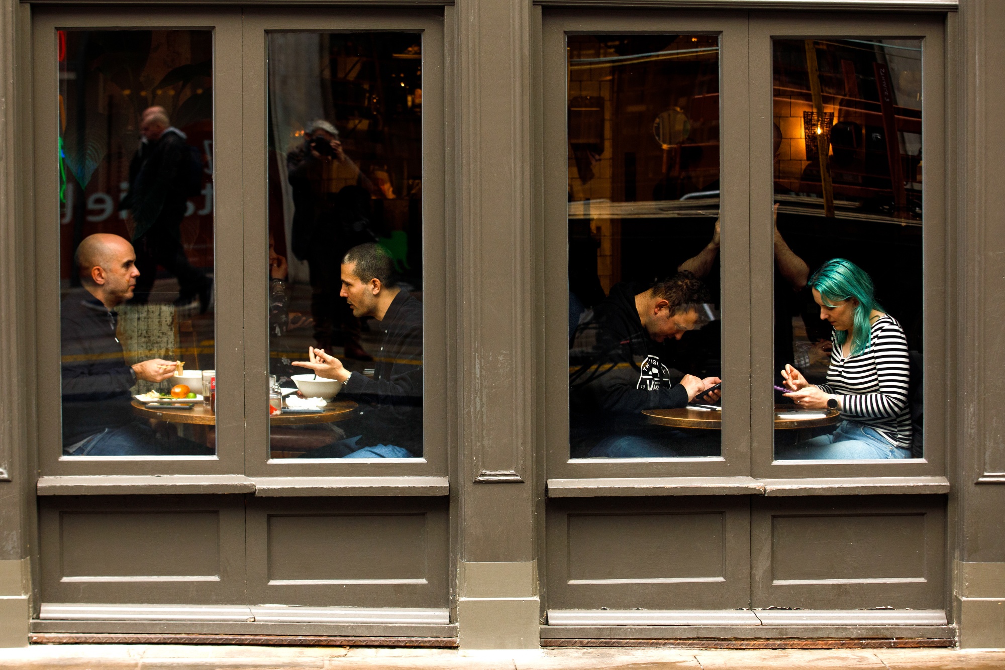 Most Covid-19 restrictions are being lifted in England. Above,&nbsp;customers dine at a restaurant in London.