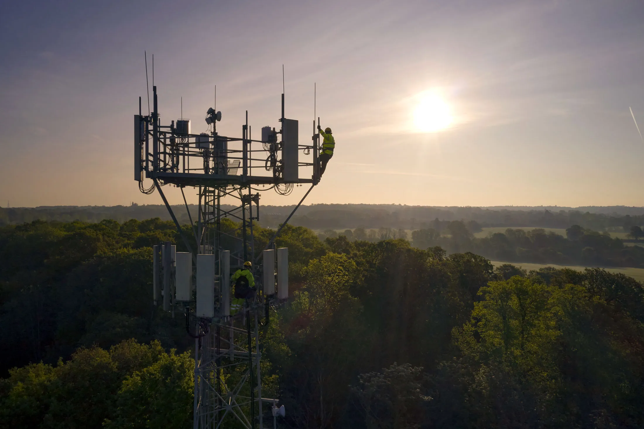 Microwave mast in UK