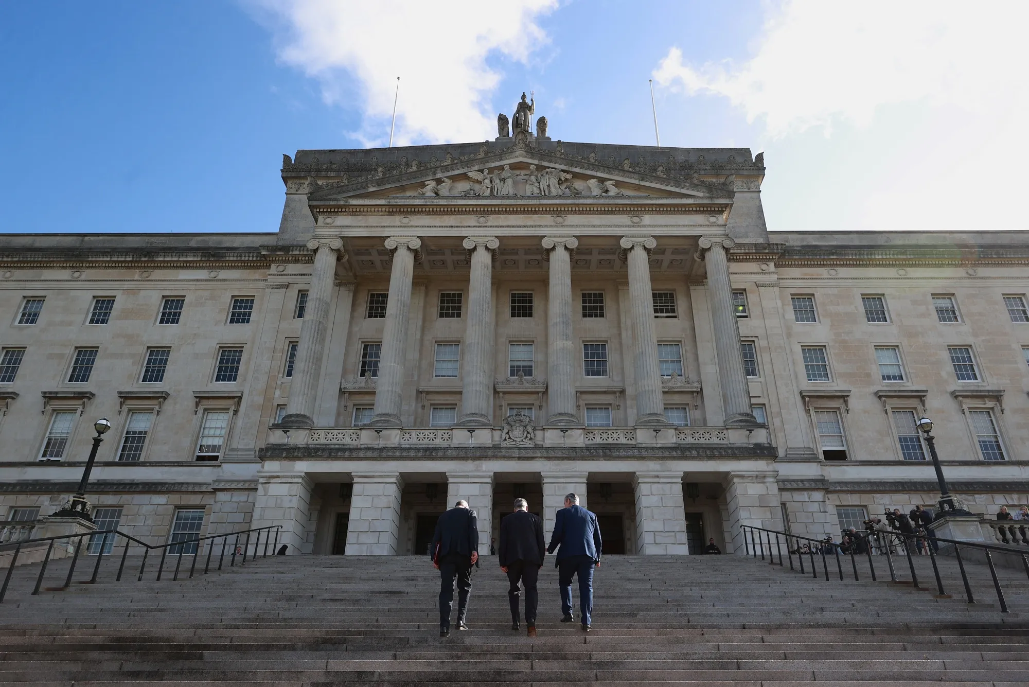 The Brexit deal is sensitive for British unionists because it imposed a de facto trade border in the Irish Sea.&nbsp;