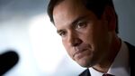 Senator Marco Rubio, a Republican from Florida, listens to a question during an interview after an event at the Uber Technologies Inc. office in Washington, D.C., U.S., on Monday, March 24, 2014.
