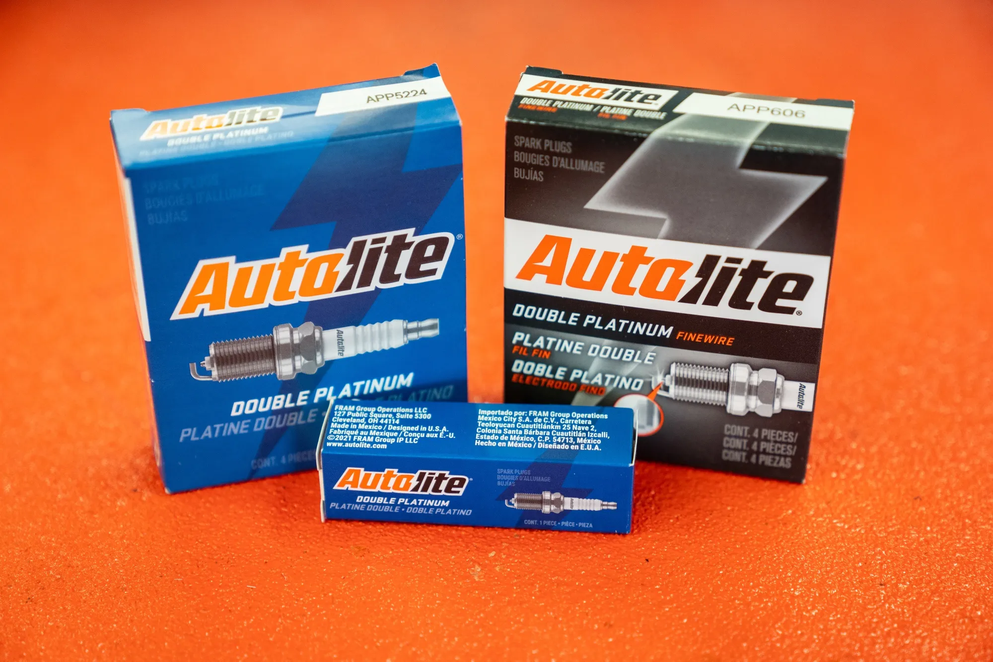 Autolite spark plugs at an auto parts store in Oklahoma City.