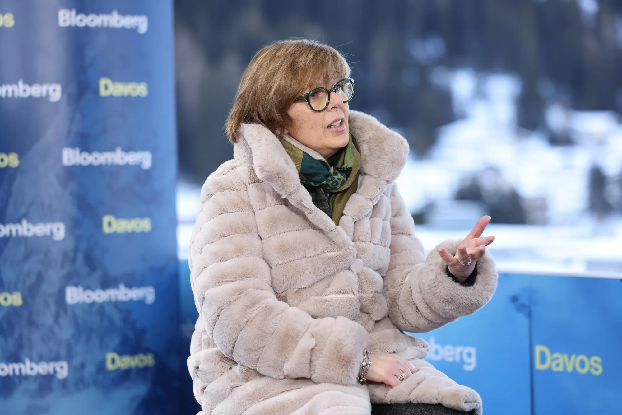 Valerie Urbain in Davos, Jan 24.