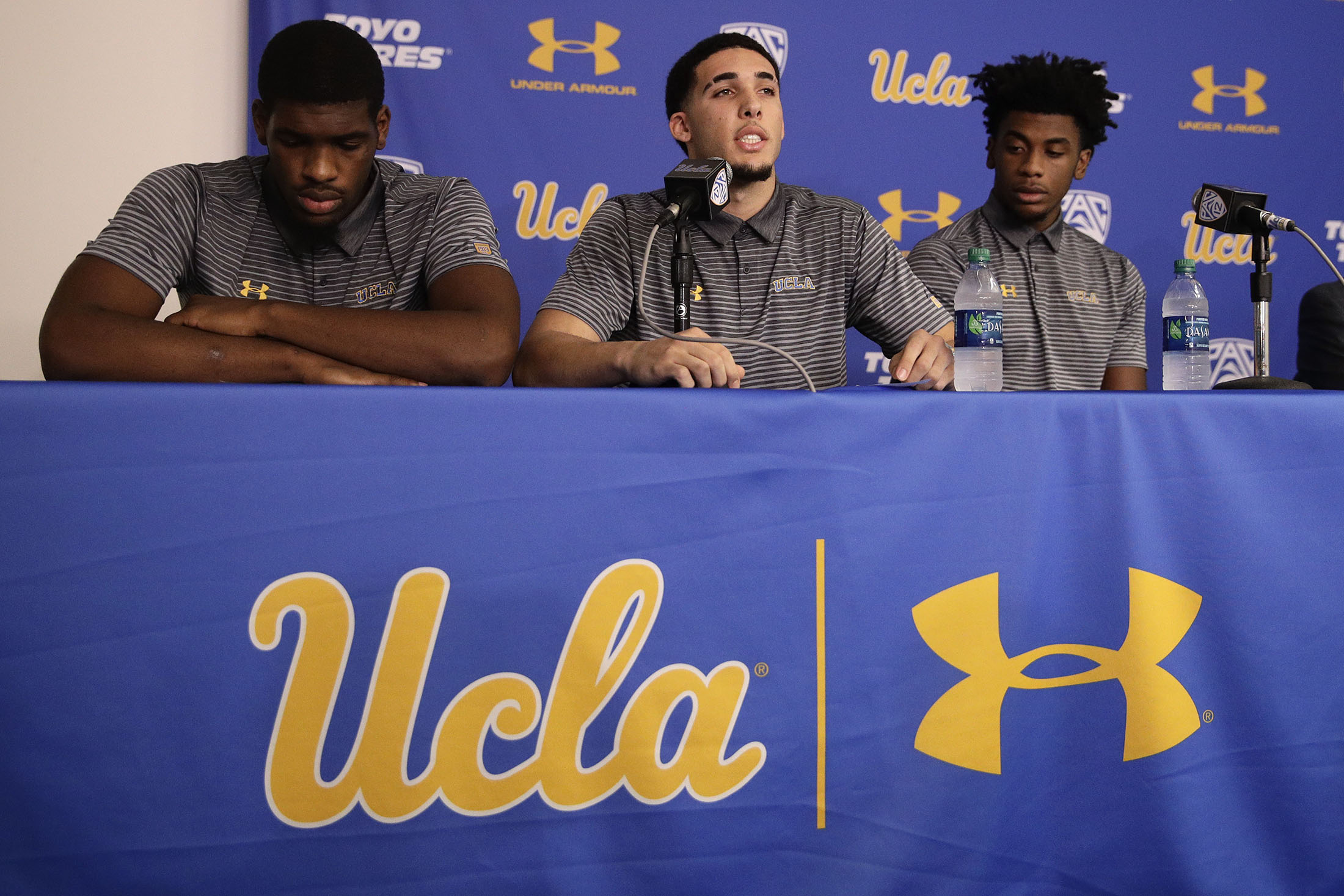 Three UCLA basketball players, including LiAngelo Ball, detained