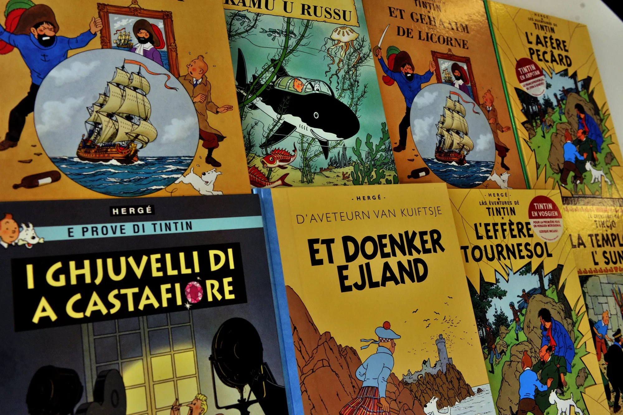 Tintin books
