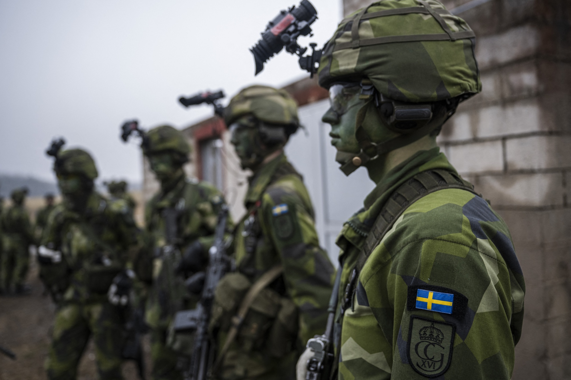 Swedish store military helmet