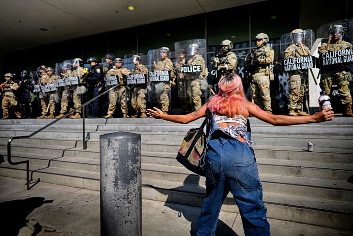 APTOPIX Immigration Raids Los Angeles