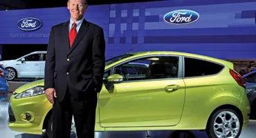 Ford's Mulally took inspiration from BMW's 3 Series in styling the Fiesta  