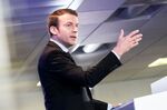 Emmanuel Macron, France's independent presidential candidate, speaks in Paris