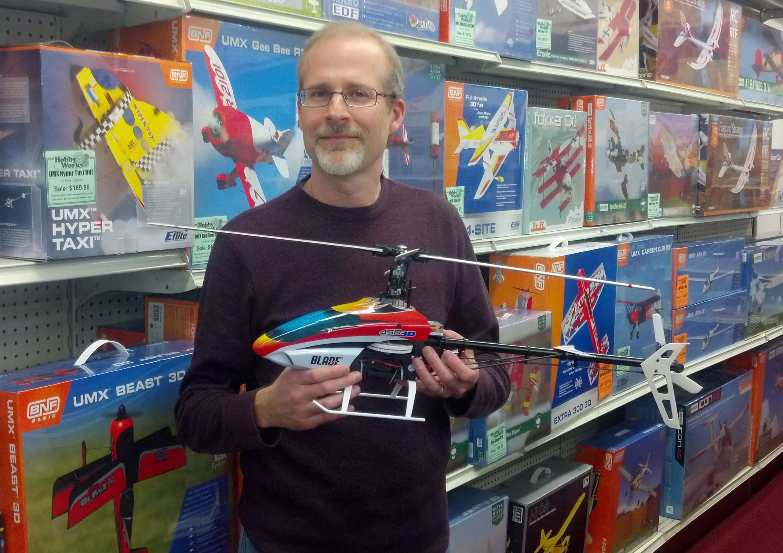 Michael Brey, president of Hobby Works, at one of the company’s Maryland stores.