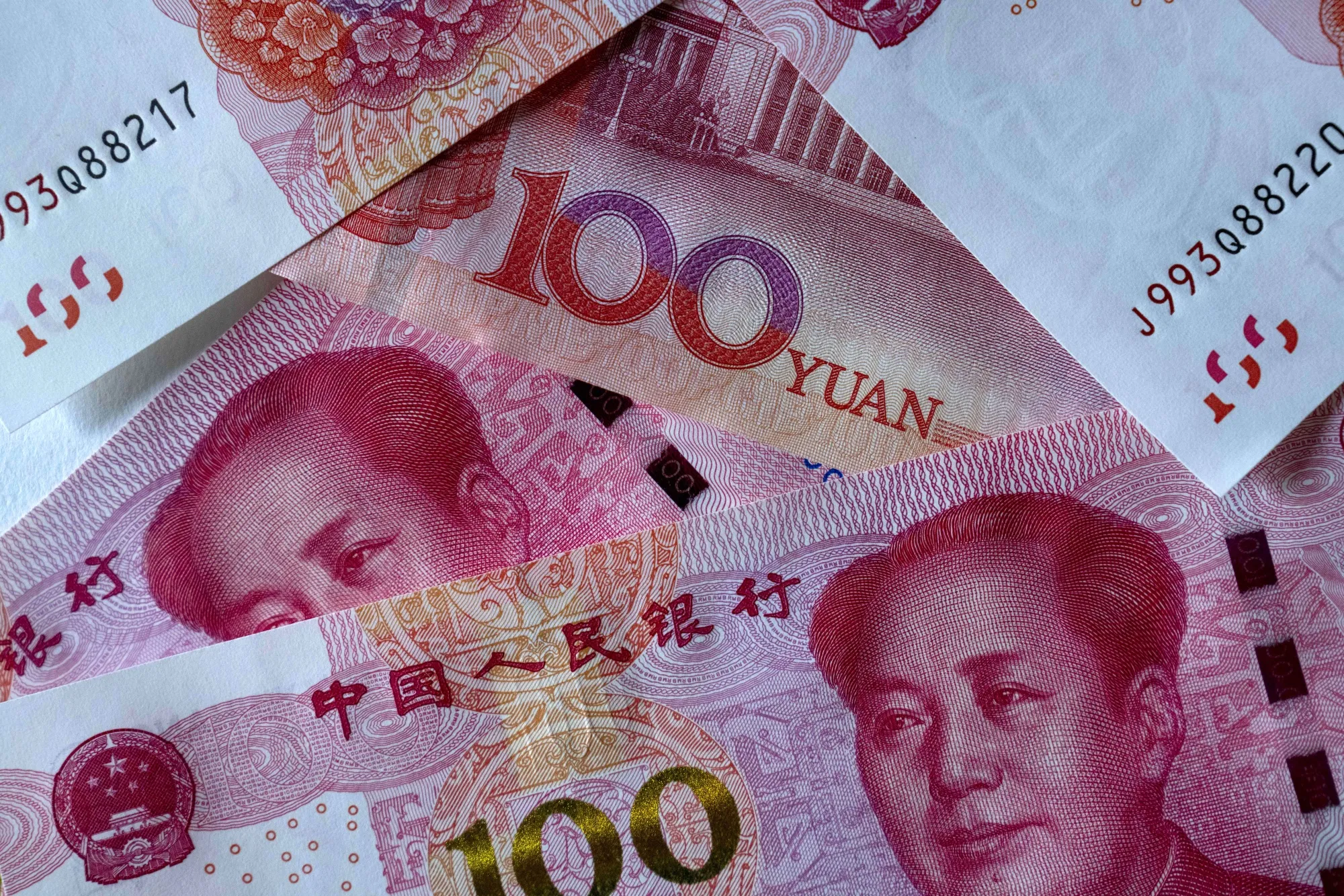 One-hundred yuan banknotes. Photographer: Raul Ariano/Bloomberg