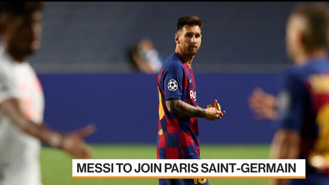 Lionel Messi Agrees Deal To Join Paris Saint Germain Football Club Bloomberg