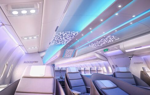 Airbus’ new cabin interior for the A330neo.