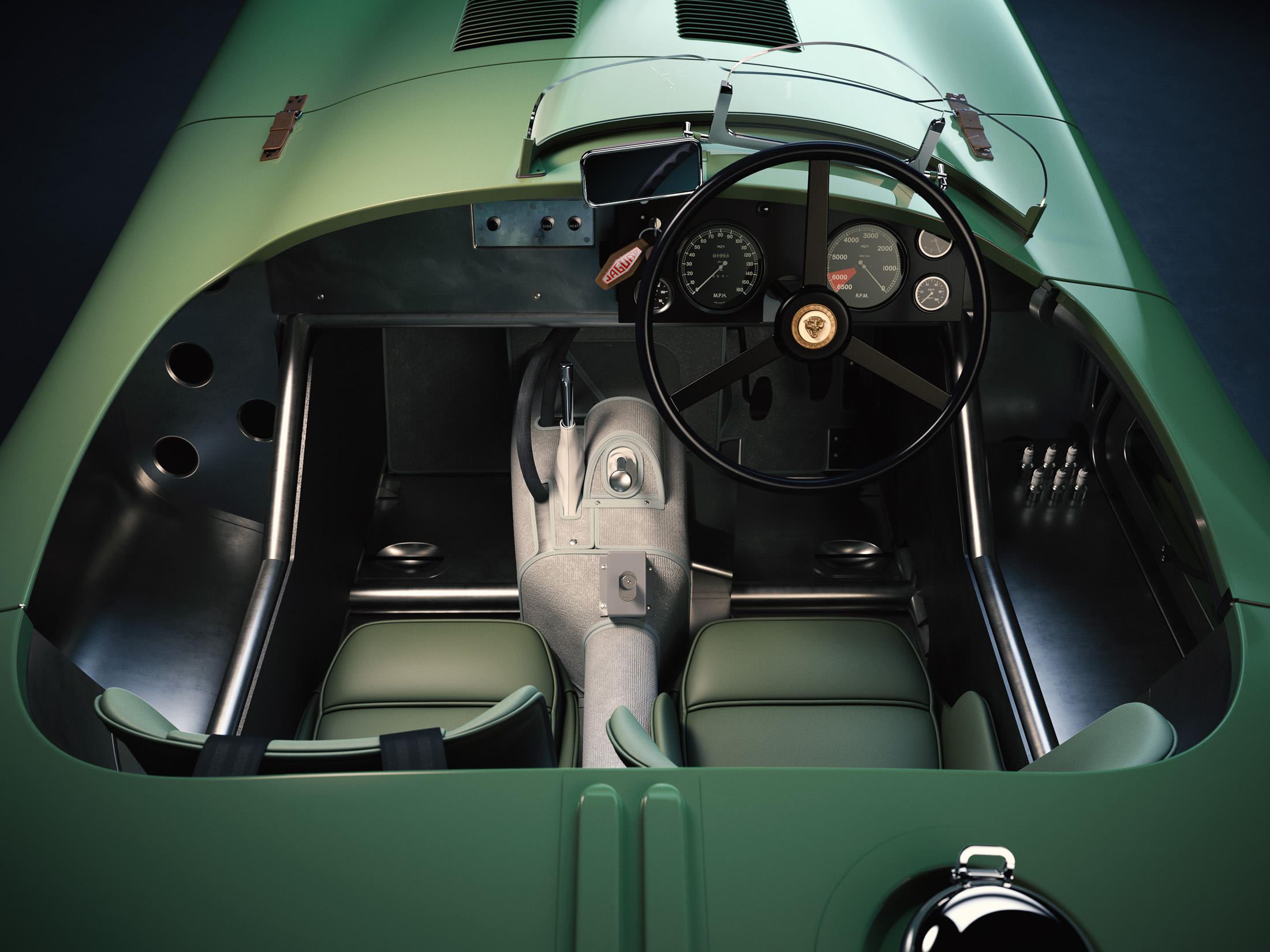 Jaguar C-Type continuation car brings back 1950s racing icon