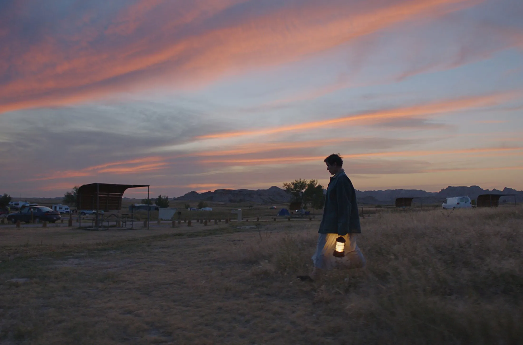 Frances McDormand in the film Nomadland.
