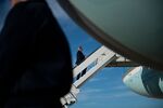 US President Donald Trump boards Air Force One at Andrews Air Force Base on October 10, 2019, in Maryland en route to a rally in Minnesota.
