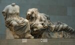 A section of the Parthenon Marbles in London's British Museum.