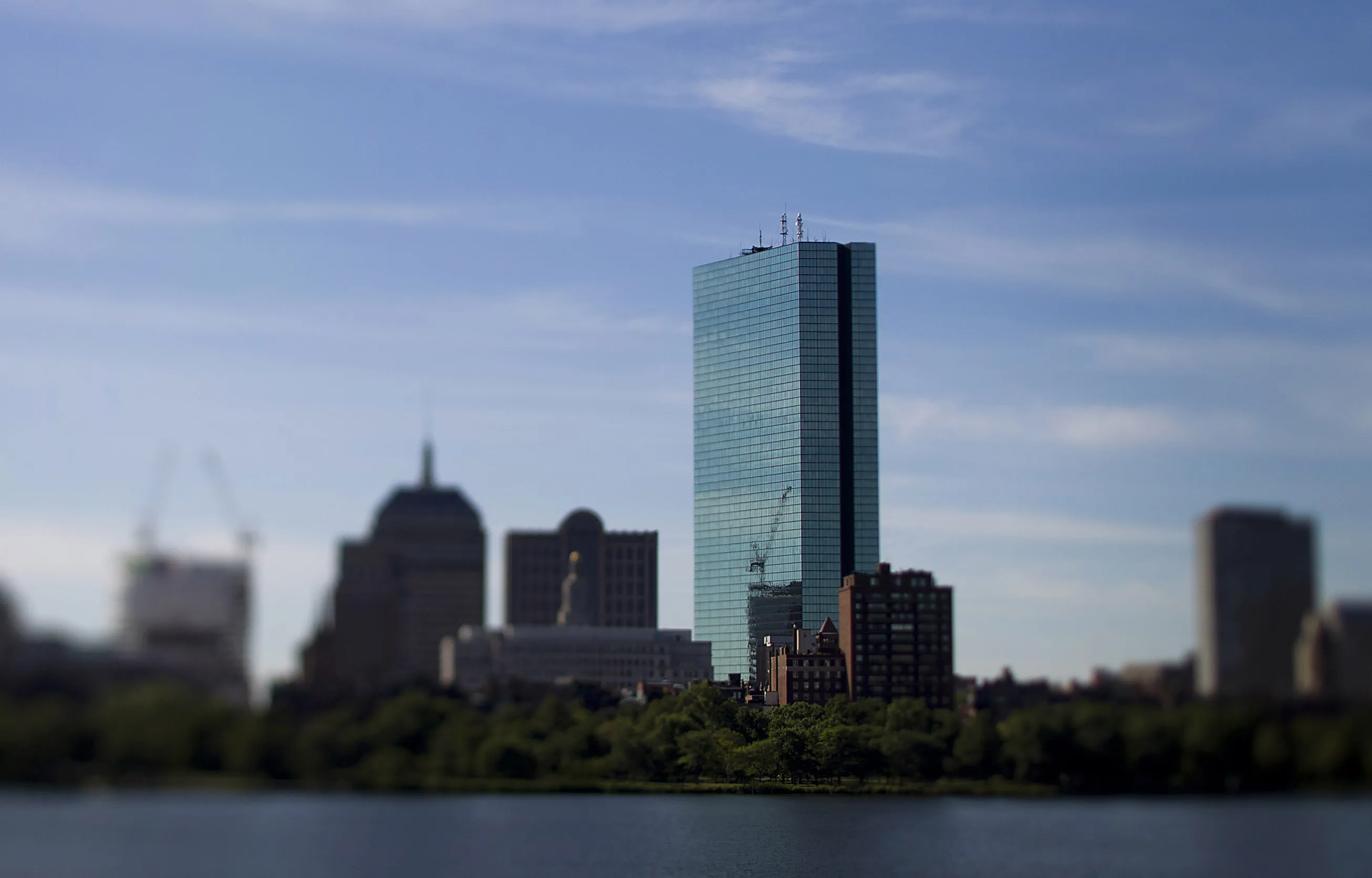 The John Hancock Tower, Bain Capital's headquarters,&nbsp;in Boston.
