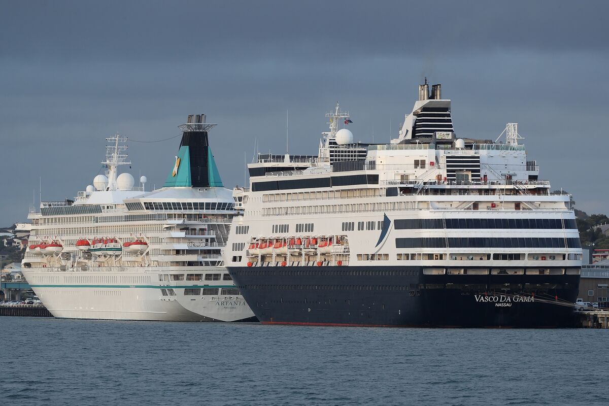 cruise ship docked in australia