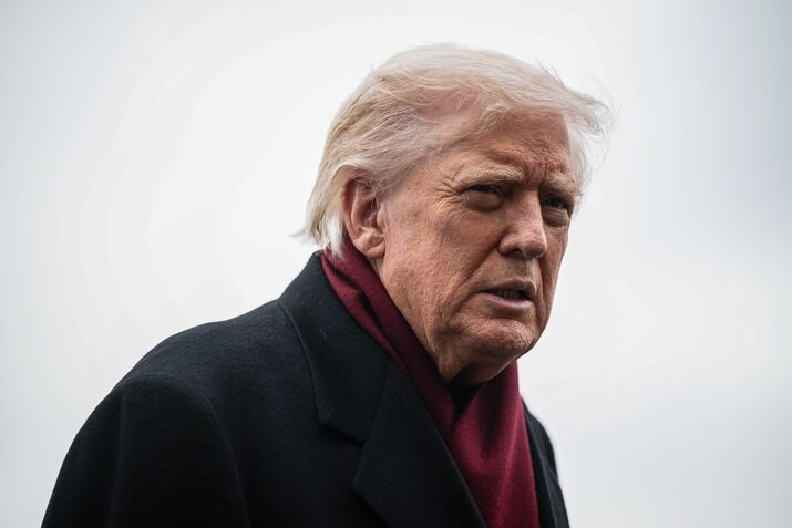 President Trump Departs White House For Maryland