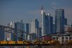 The Frankfurt skyline.