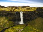 Iceland’s&nbsp;Seljalandsfoss waterfall.