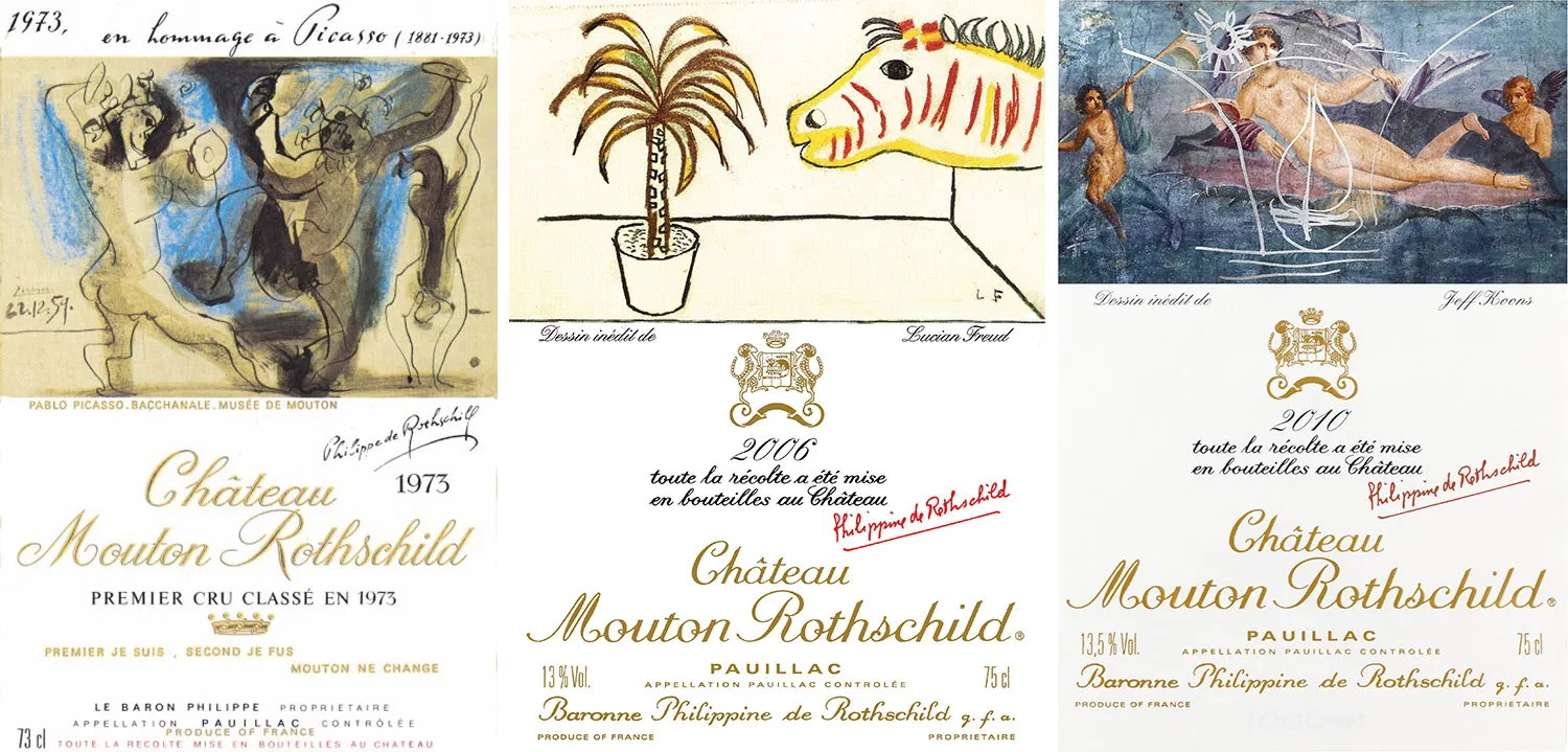 Bordeaux Mouton Rothschild 2018 Label by Chinese Artist Xu Bing