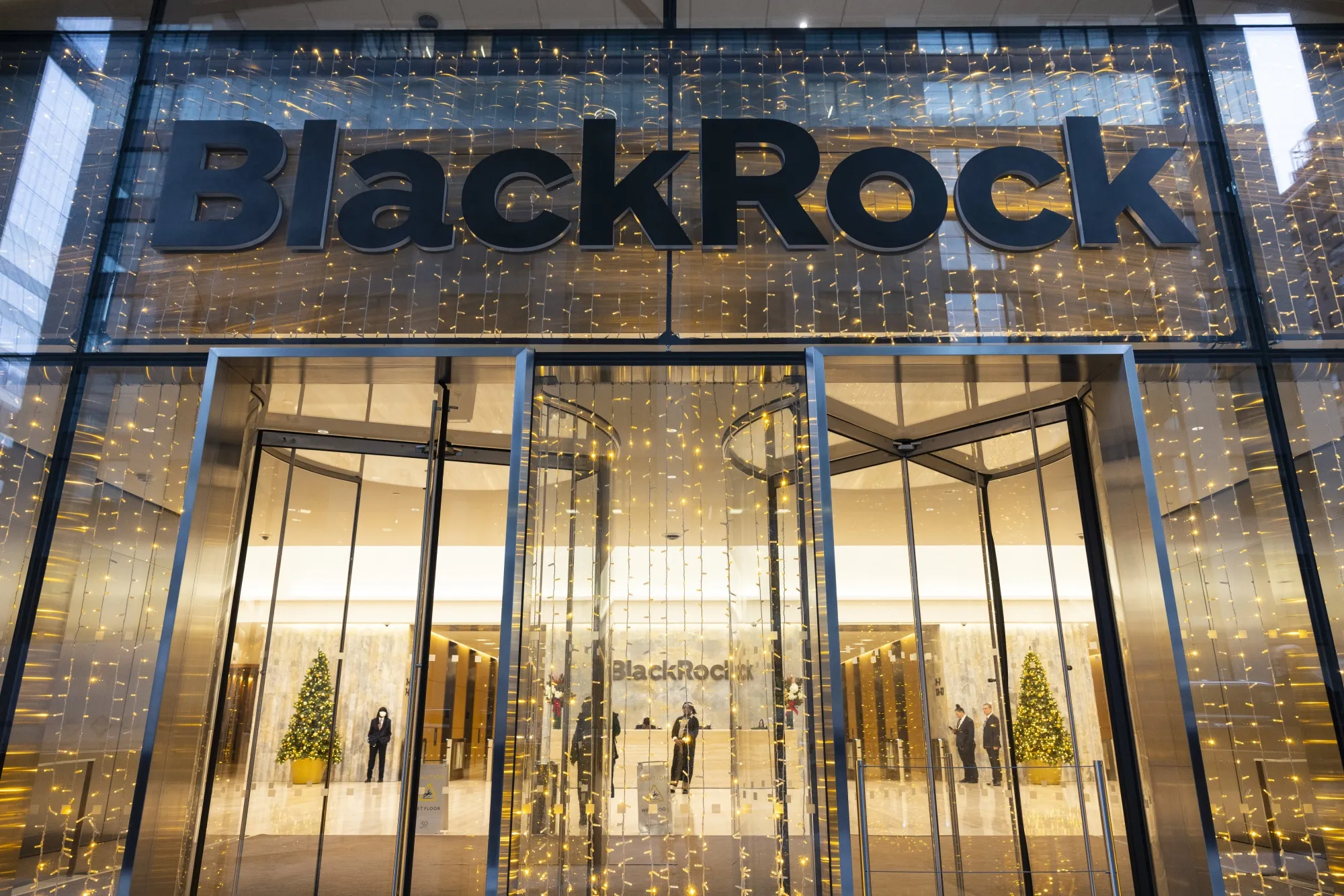 BlackRock headquarters in New York.