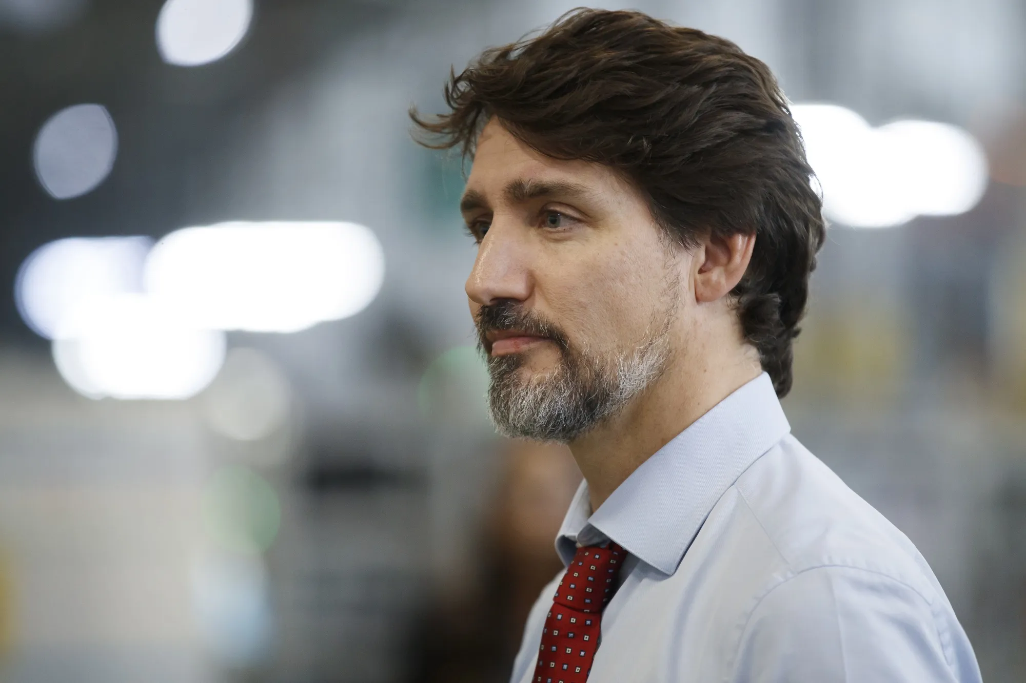 Justin Trudeau during an event in Brampton, Ontario, on Jan. 30, 2020.