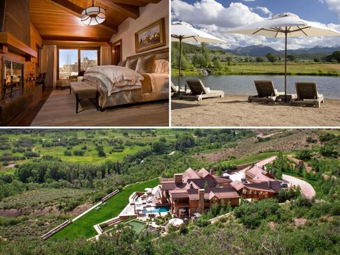 An $18 million, five bedroom home in Red Mountain, Colo.