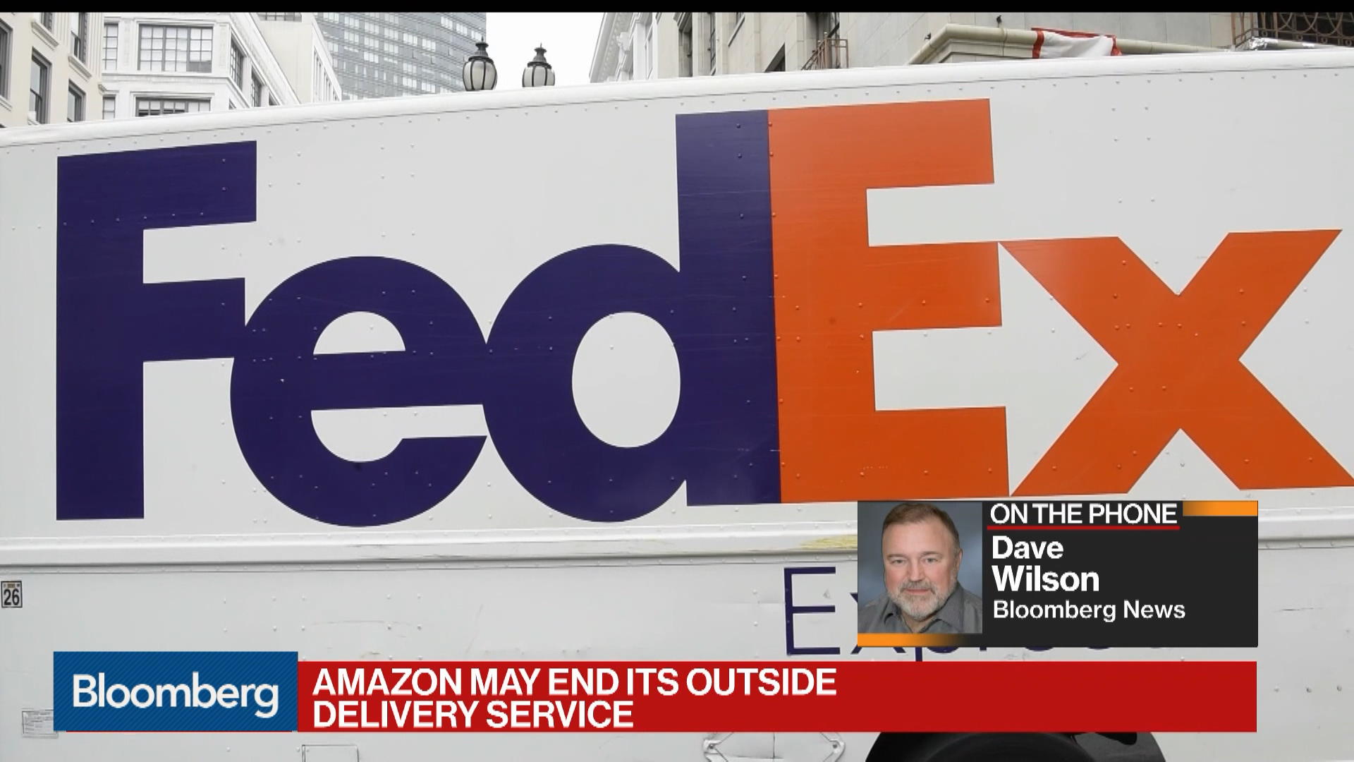 Watch Amazon Stops Shipping Service That Competes With FedEx Bloomberg