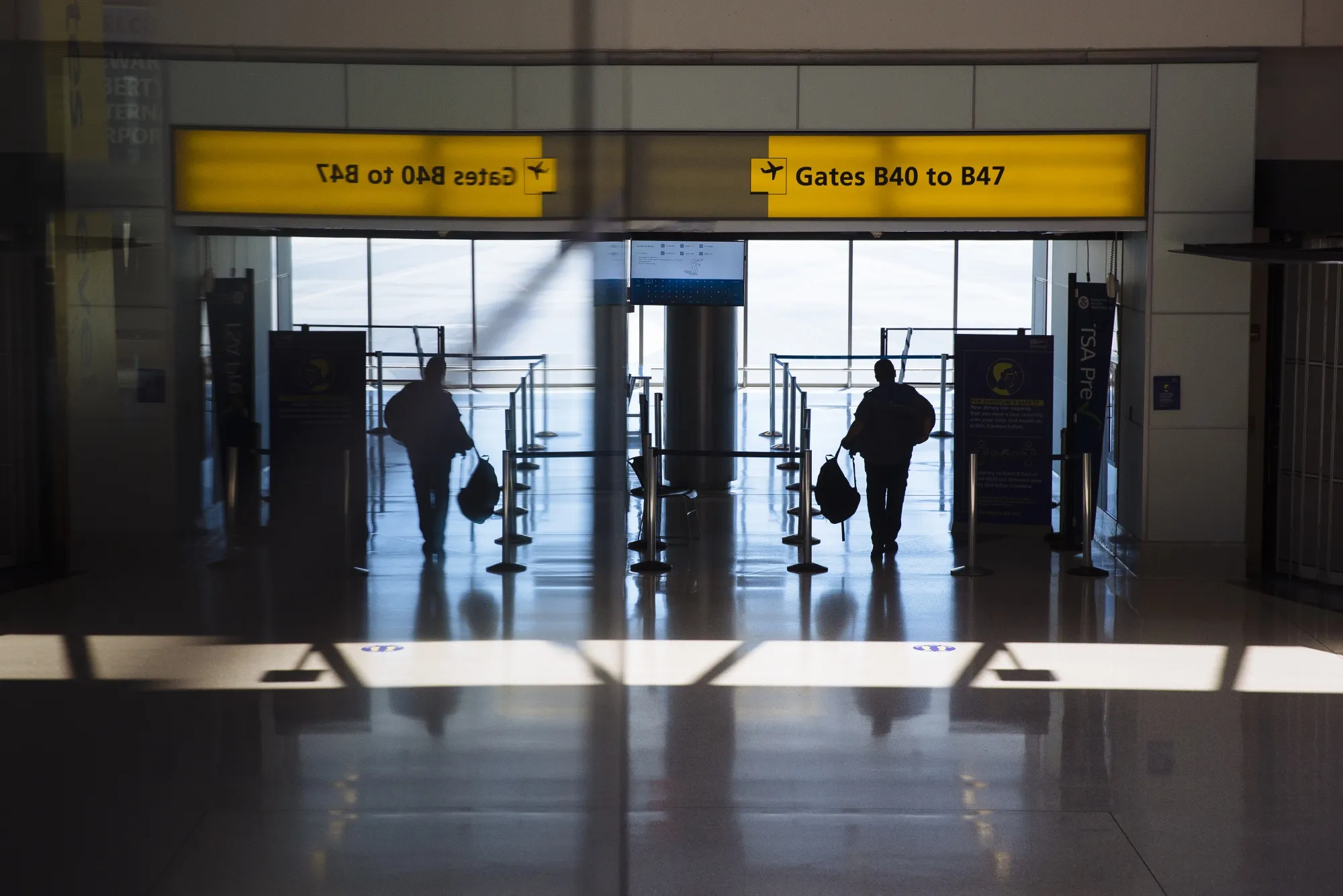 Newark Liberty International Airport As Airline Industry Forecast To Suffer Record $84 Billion Loss