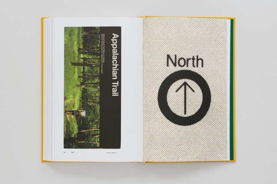 A Vignelli-era brochure for the Appalachian Trail, heavy on the Helvetica typeface.
