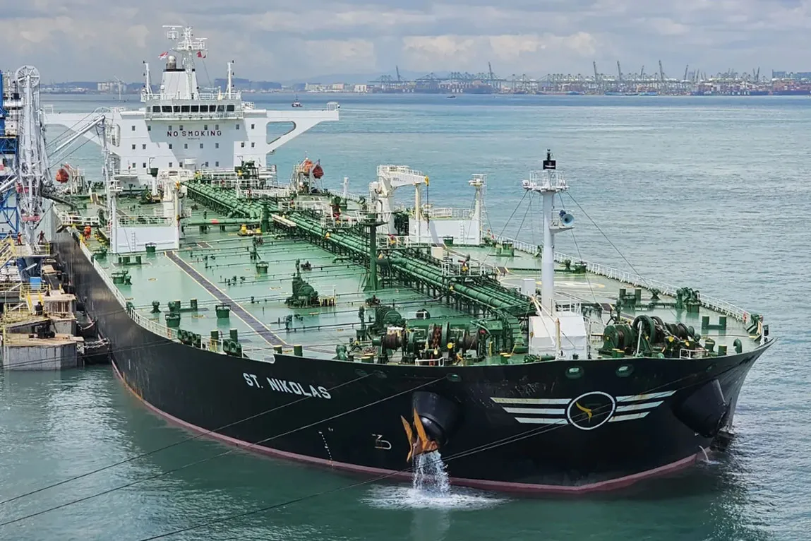 The St Nikolas tanker in 2023.
