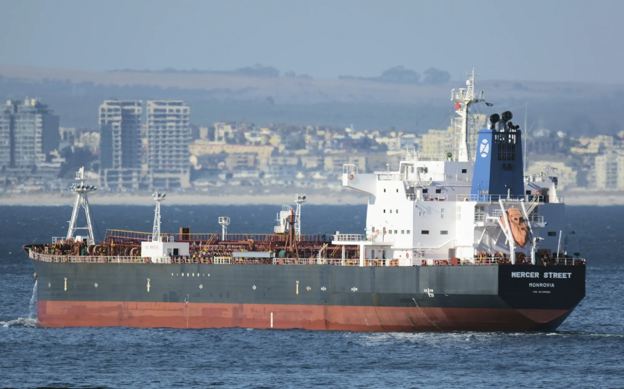 The&nbsp;Mercer Street oil tanker.