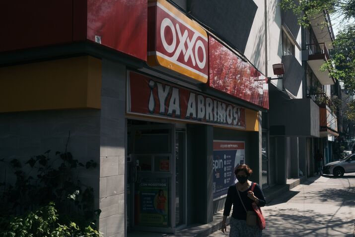 An OXXO store in Mexico City.