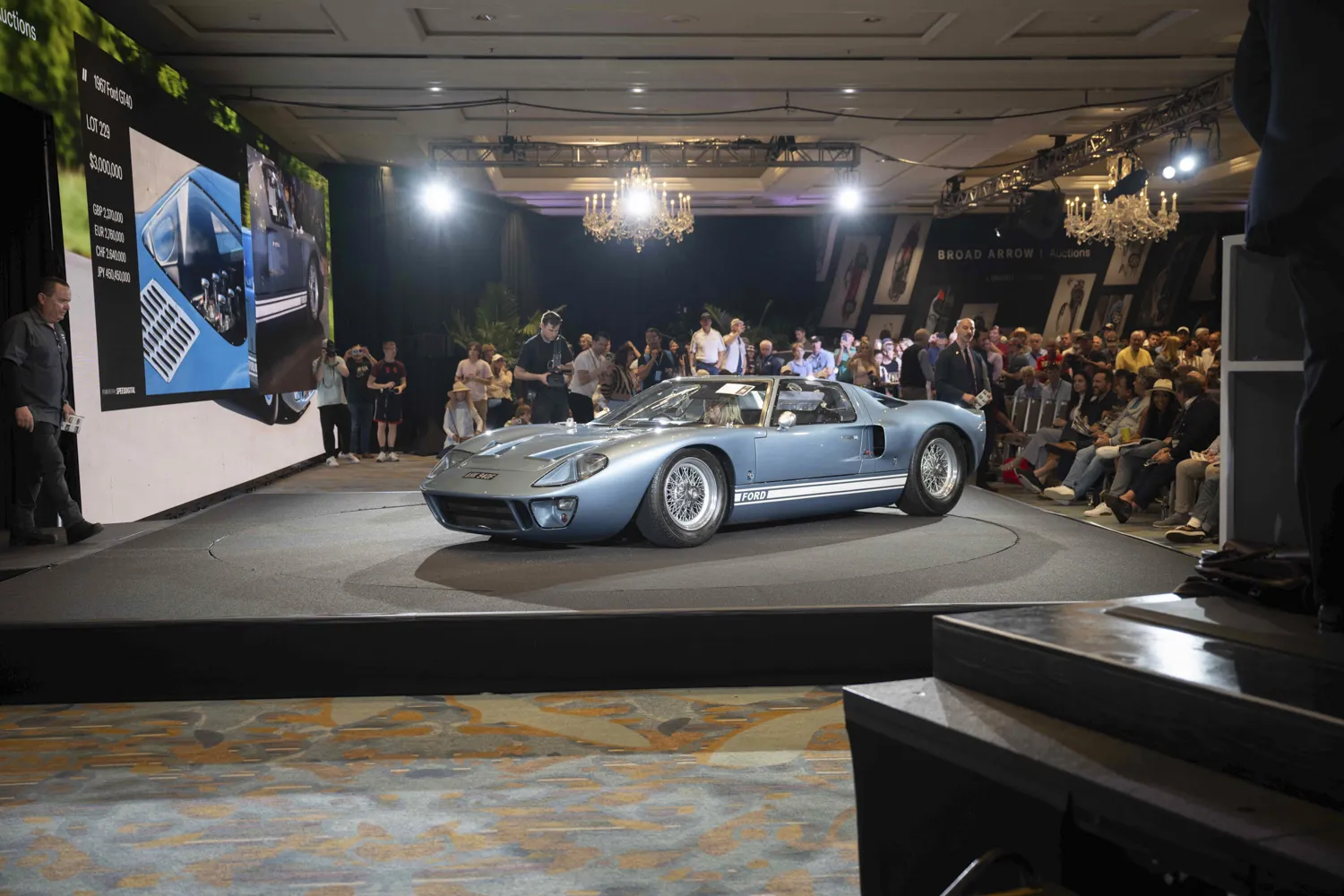 This&nbsp;1967 Ford GT40 sold for $4.4 million at Broad Arrow’s auction at Amelia Island.
