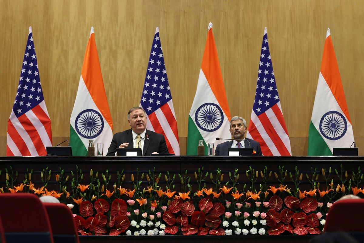 Pompeo Hails Close Ties on India Trip But Differences Linger - Bloomberg