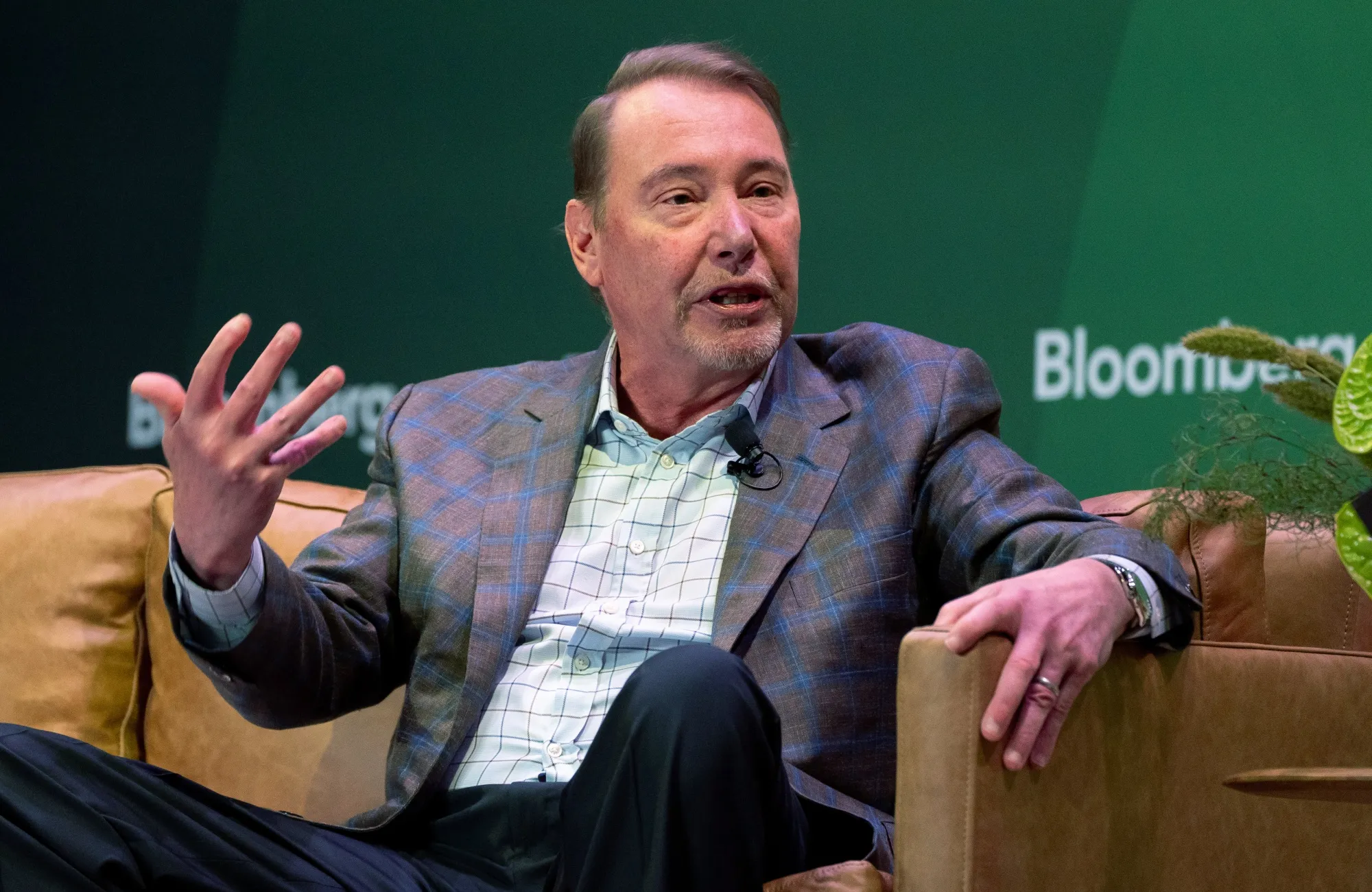 Jeffrey Gundlach, chief executive officer and chief investment officer of DoubleLine Group, during the Bloomberg Global Credit Forum in Los Angeles, California, US, on Wednesday.