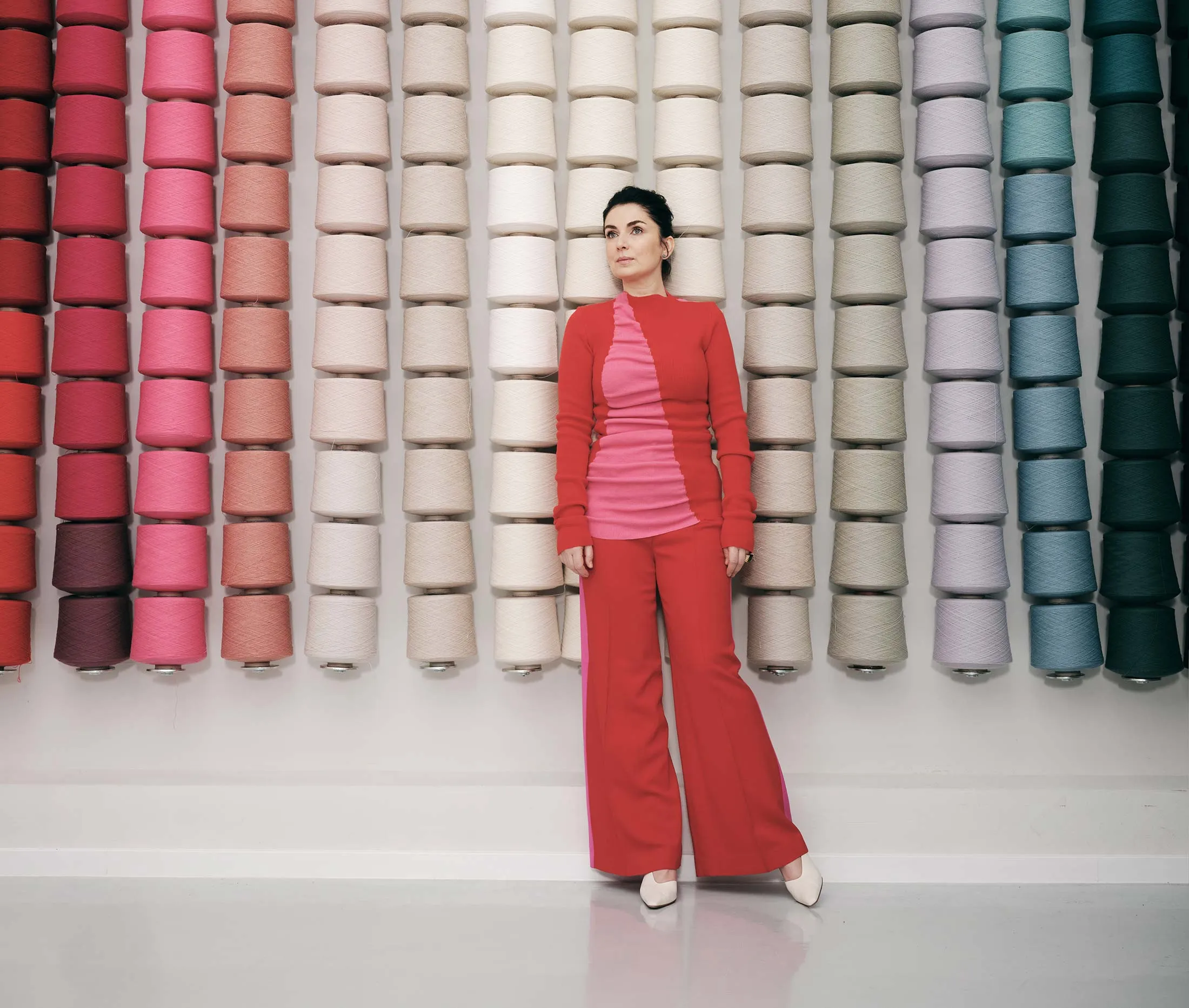 Amalia Săftoiu at her factory in Oradea, Romania.