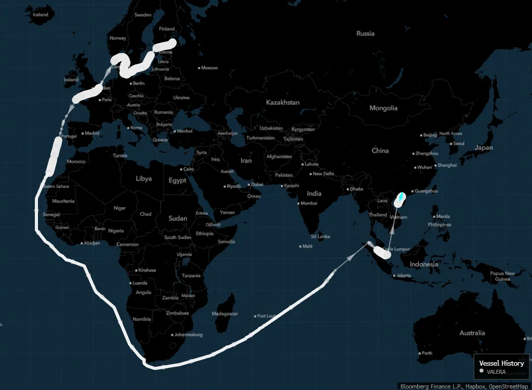 米制裁対象のロシア産LNG、中国に到着－中ロエネルギー協力深化 - Bloomberg
