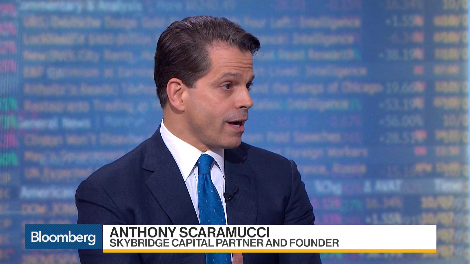 Watch Scaramucci: SkyBridge Capital Nearly Went Bankrupt In '09 - Bloomberg