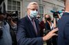 Michel Barnier leaves Europe House in London, on Sept. 10.