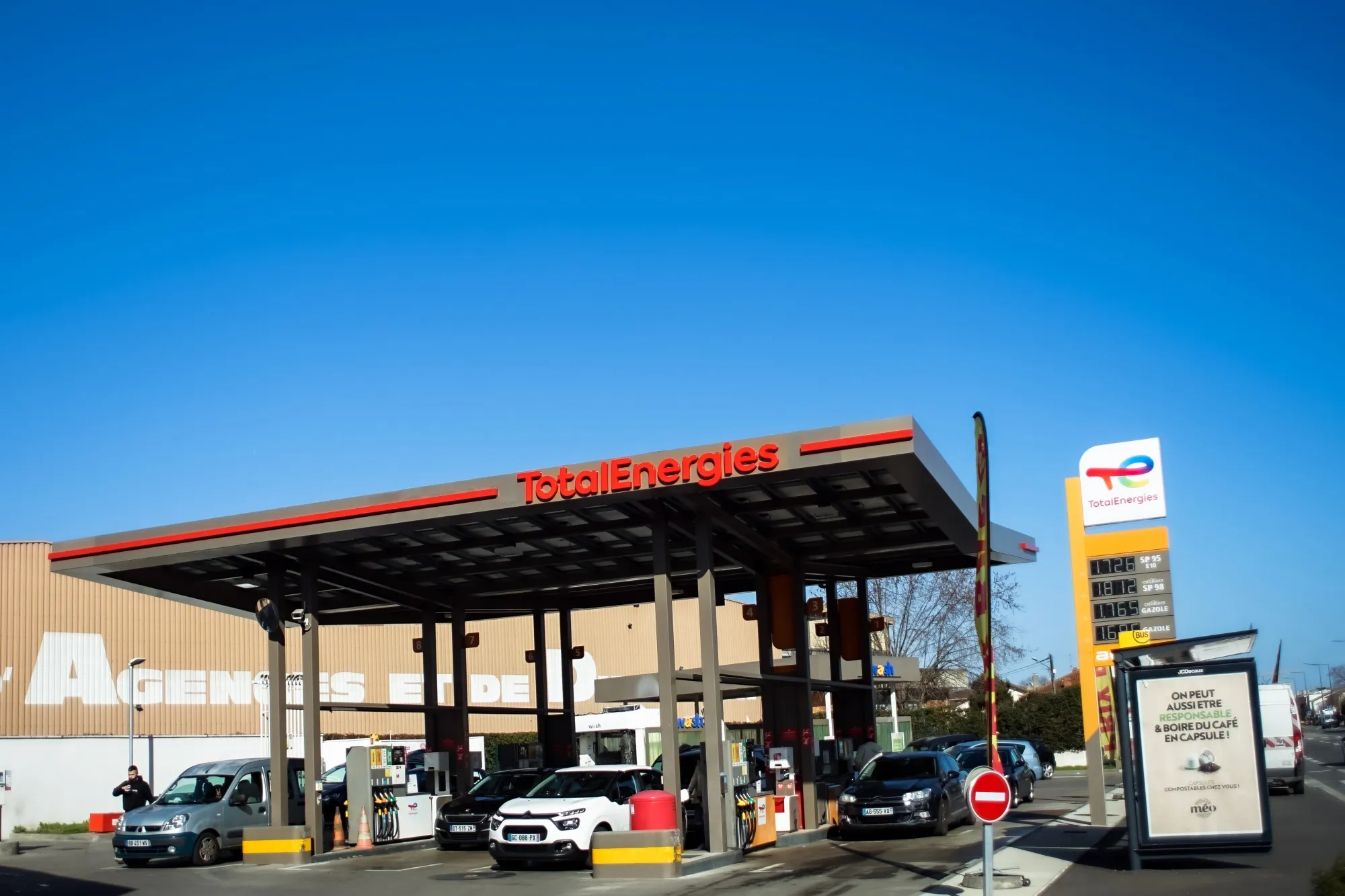 A TotalEnergies SE gas station in France.