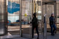 Salesforce Headquarters As Earnings Figures Released