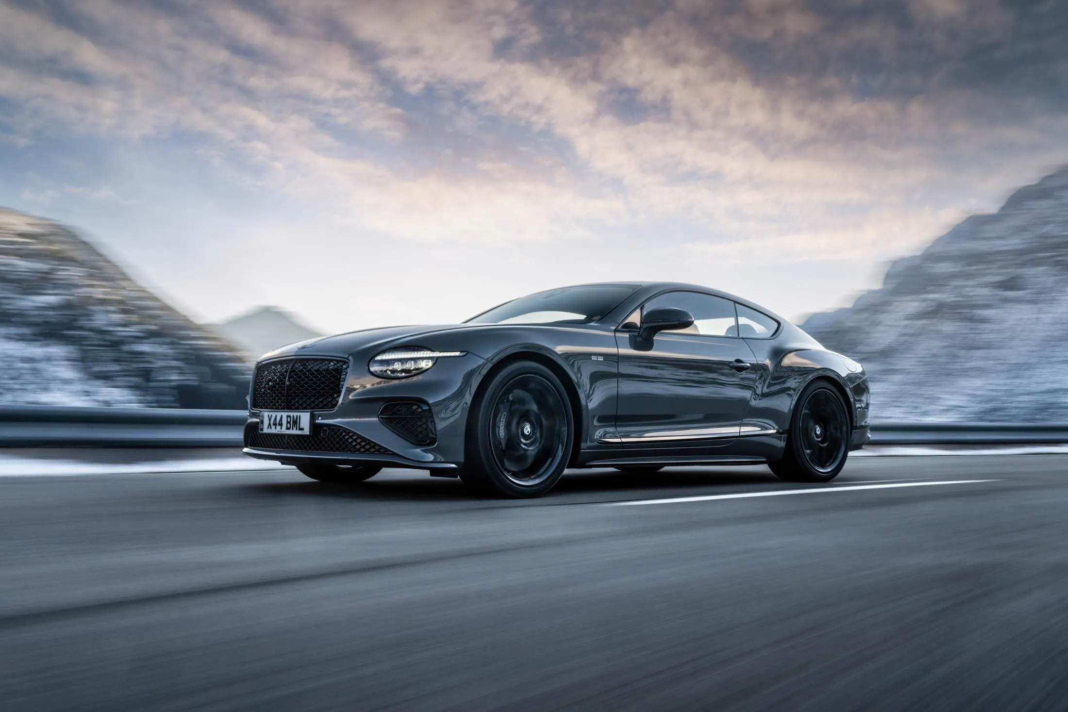 The 2025 Bentley Continental GT, shown here&nbsp;in Gravity Grey, is the first hybrid to join&nbsp;the Continental line that launched in 2002.&nbsp;