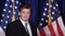 Donald Trump campaign chairman Paul Manafort checks the teleprompters before Trump's speech at the Mayflower Hotel on April 27, 2016, in Washington.