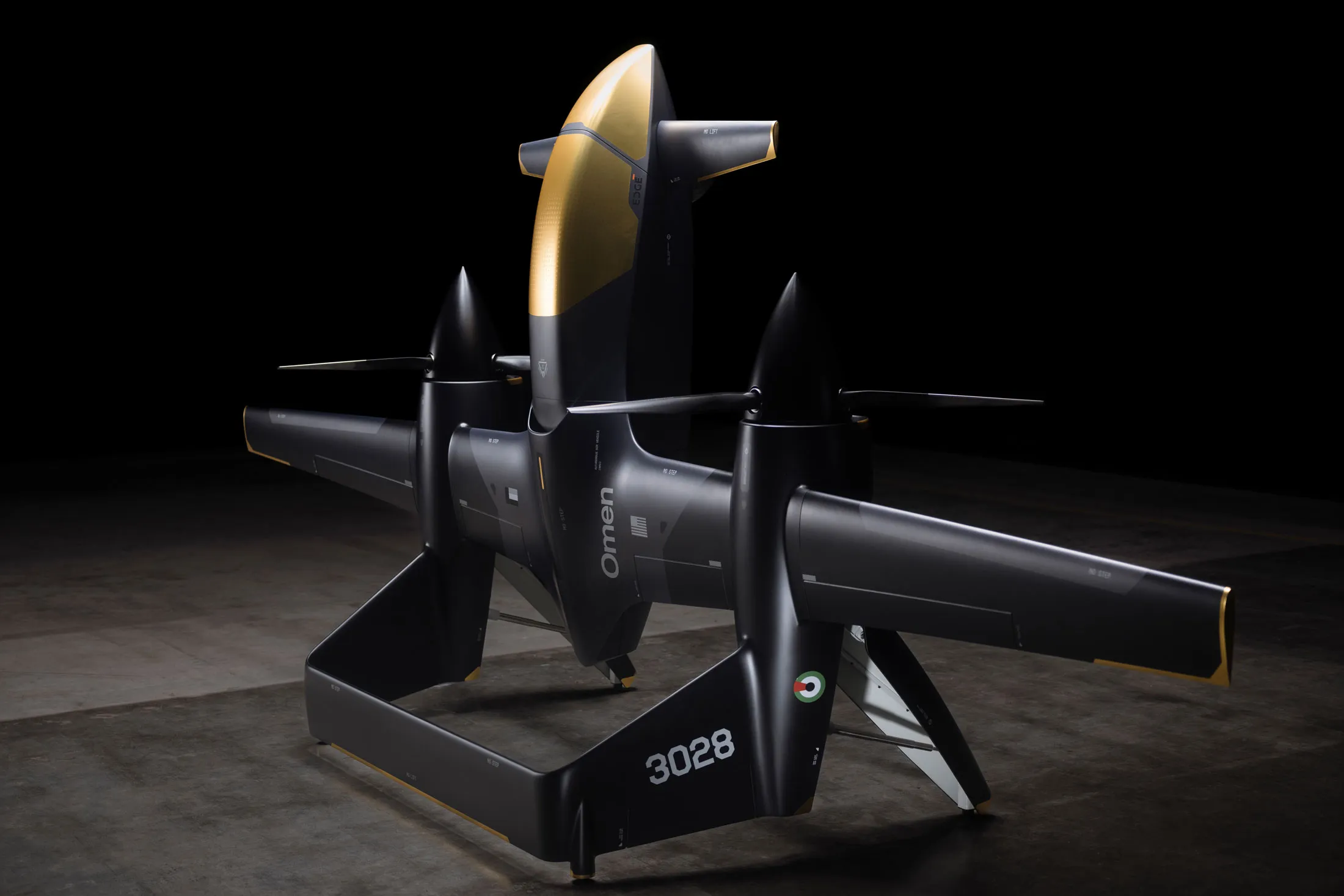Anduril and EDGE Group’s Omen drone.